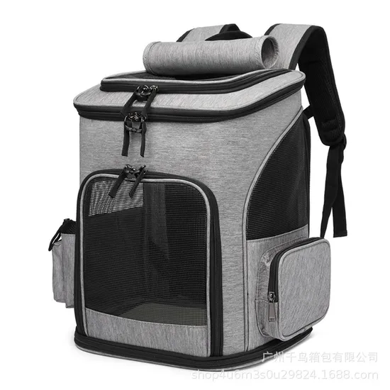 Custom Logo Pet Bag Carrier Foldable Carrying Portable Mesh Carrier Pet Bag Backpack