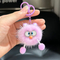 Cute Briquette Duck Keychain Pendant Hangings Doll for Vending Machine Stuffed Plush Cute Briquette Duck Keychain