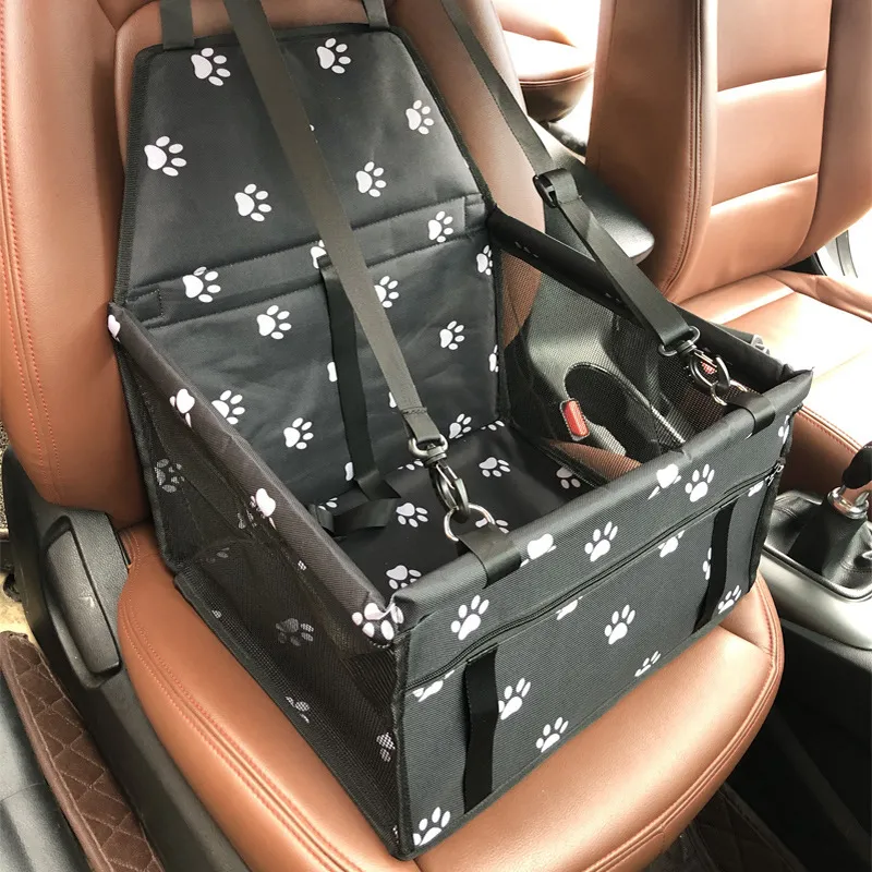Car Pet Seat Cover Auto Dog Front Seat Cover Protector Dark Black Pet Carrier Car Seat