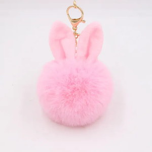 Wholesale High Quality Cute Rabbit Ears Student Bag Hanging Accessories Plush Key Chains
