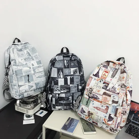 New Fashion Large Capacity Women Backpack Waterproof Oxford Backpack Sports Backpack for Women Men