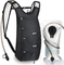 Hydration Backpack with 70oz Water Bladder 2 Waist Pouch Water Pack Lightweight Nylon Hydration Pack for Hiking Camping Cycling