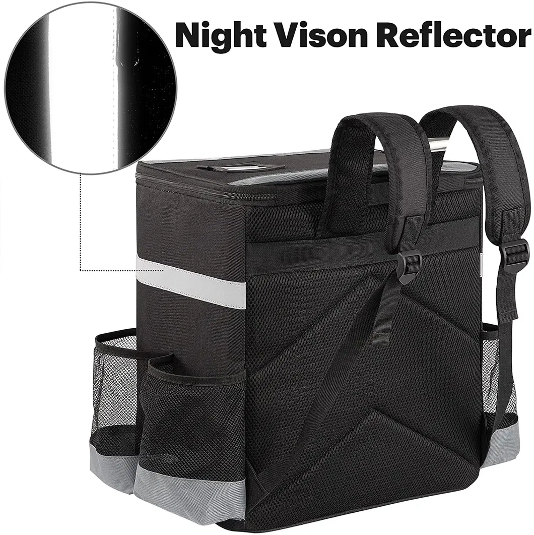 Custom Thermal Food Delivery Backpack Insulated Waterproof Cooler Bag