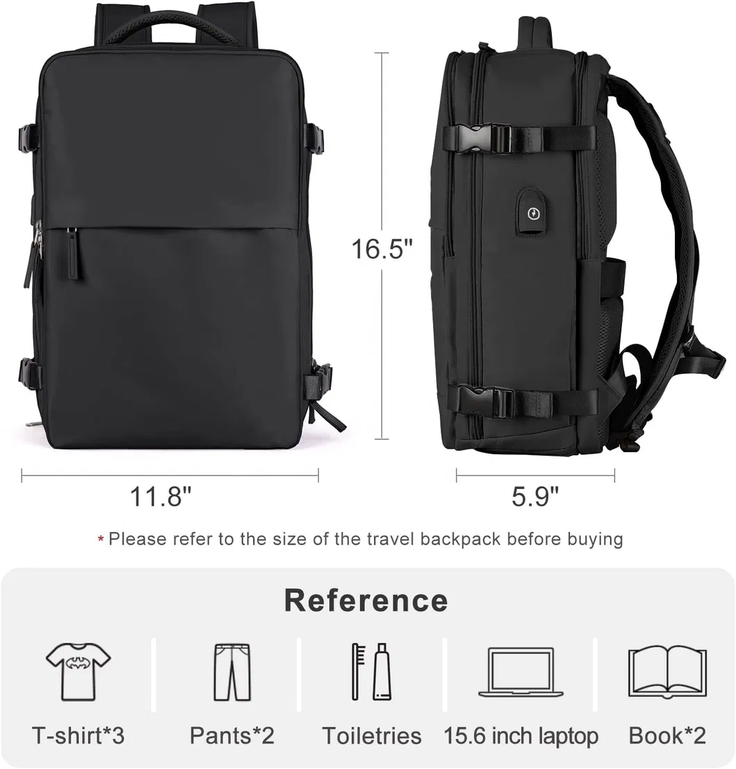 Custom Laptop Backpack Mochila Waterproof Carry on Travel Bags Hiking Men Unisex Business Bag