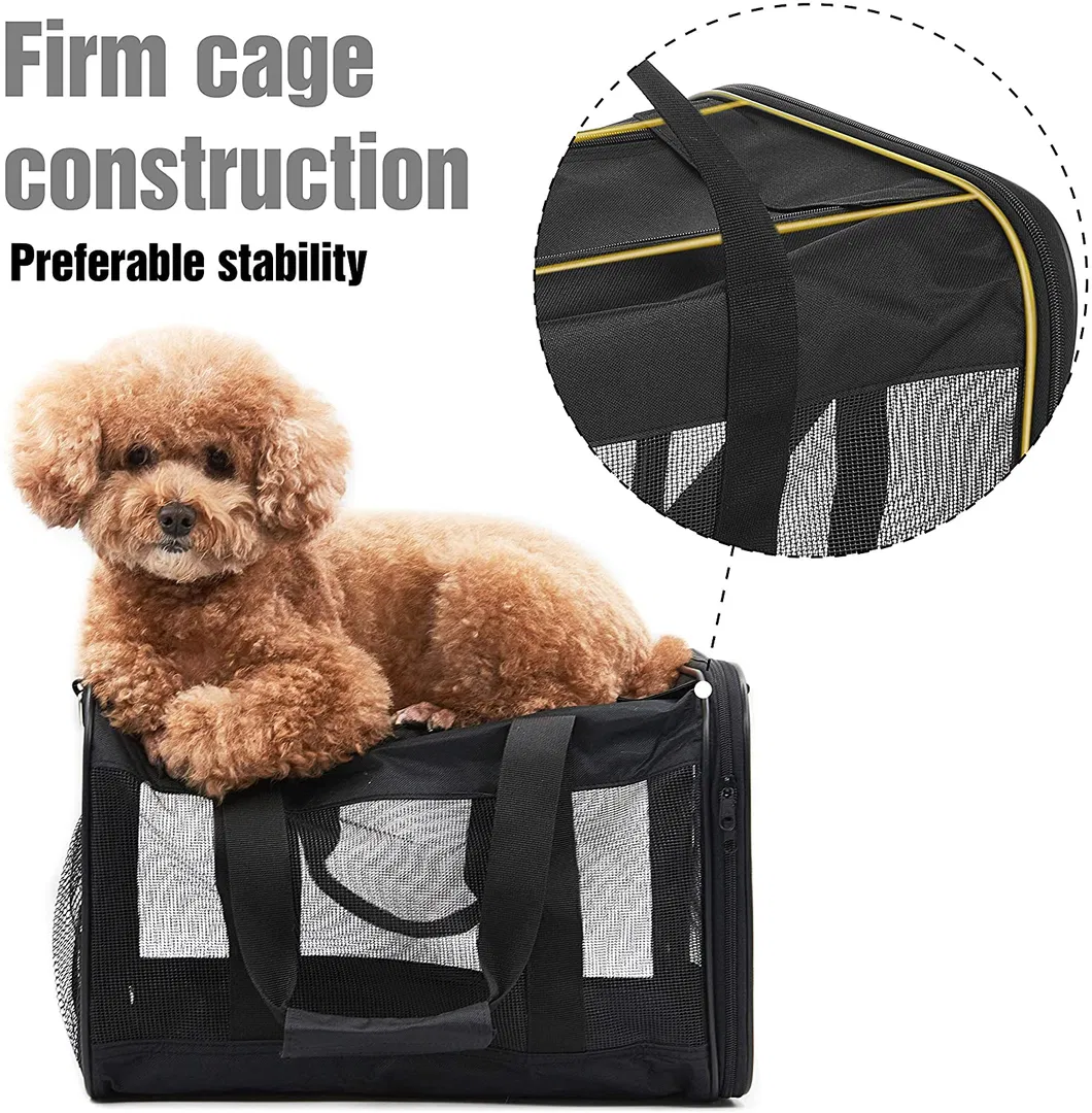Custom Portable Folding Small Tote Cat Carrying Carrier Bag Travel Dog Pet Bag