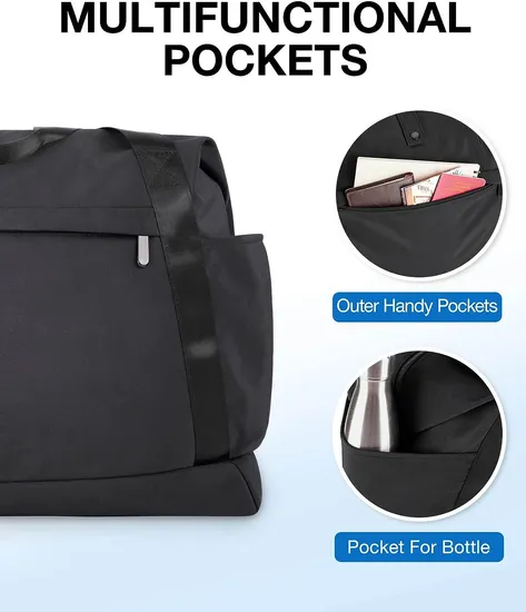 Custom OEM Large Carry Foldable Travel Duffle Bag Luggage Travel Handbags