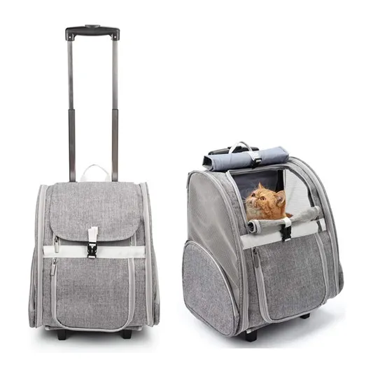 Factory Custom Wholesale Hight Quality Pet Backpack Carrier Oxford Mochila Cat Backpack for Travelling Strolling Outdoor