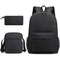 Hot Sales 2021 Luxury Druable Children School Bags Crossbody Purse Three Pieces Sets Kids School Backpack Bag for Girls