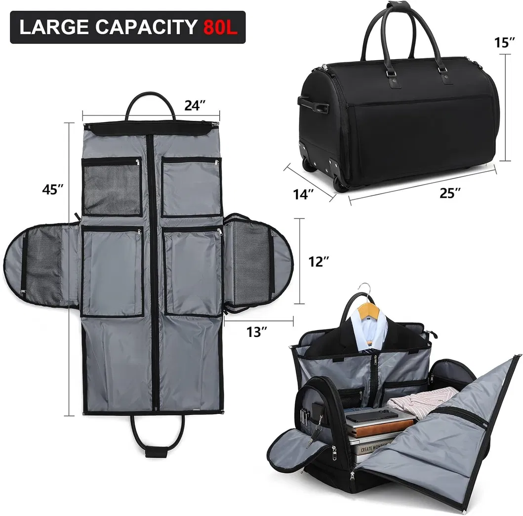 Customized Travel Clothing Bag Foldable Suit Bag Handbag Large Capacity Travel Bag