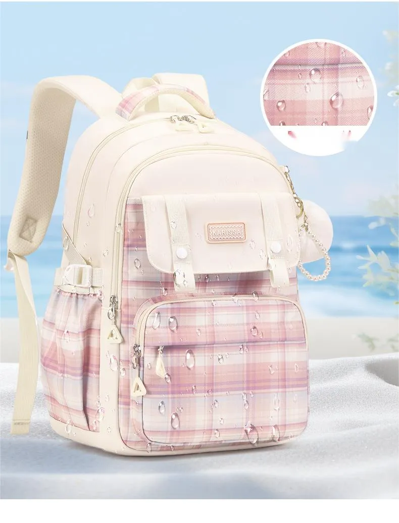 2024 New Primary School Children&prime;s School Backpack Anti Splashing Backpack Girls