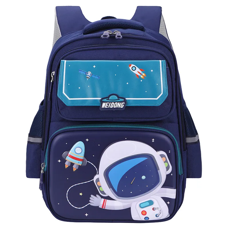 Elementary School Unicorn Astronaut Reducing Load and Backbone Protection Children&prime;s Star Dream Cartoon Anime Backpack