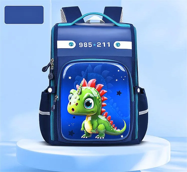 New 3D Cartoon for Elementary School Students Large Capacity Lightweight Children&prime;s Backpack