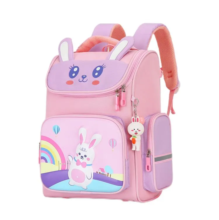 Factory New Backpack for Elementary School Students From Grades 1 to 6 Lightweight Spine Protection Backpack