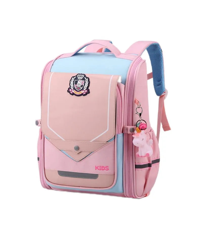 New Space Backpack for Elementary School Students From Grades 1 to 6 Lightweight Spine Protection for Boys and Girls