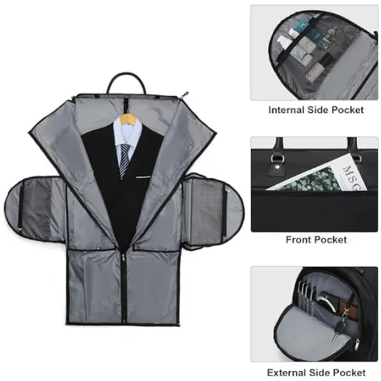 Men′s Business Foldable Travel Bag Travel Handheld One Shoulder Waterproof Multi Functional Pull Rod Suit Bag