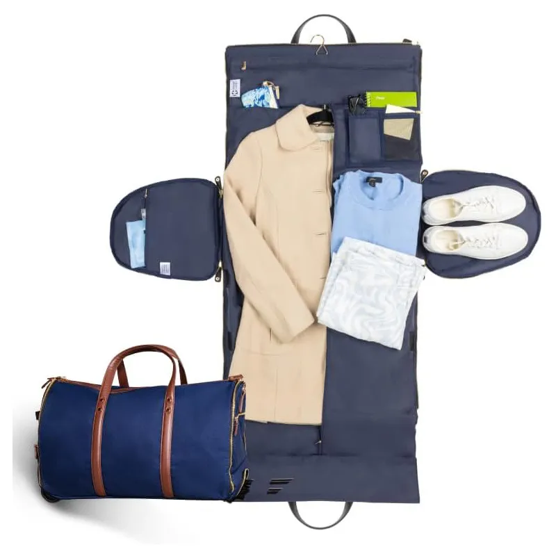 Tie Rod Suit Storage Bag Business Travel Portable Fitness Bag Large Capacity Folding Luggage Bag