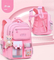 New Elementary School Backpack for Girls with Lightweight and Load Reducing Plaid Backpack F