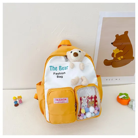 New Children′s Backpack Cartoon Backpack Breathable and Wear-Resistant Backpack