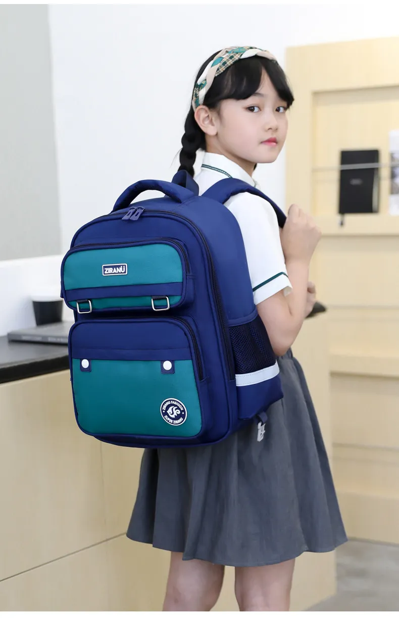 Primary School Backpacks for Grades 1 to 6 Reducing Burden and Protecting Spine Backpacks