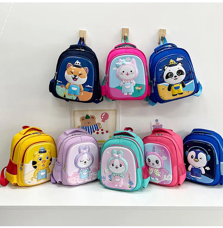 Cartoon Cute Elementary School Backpack with Large Capacity Load Reducing and Spine Protecting Backpack