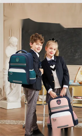 Customized Backpack Primary School Studentschildren Ultra Light Spine Protection