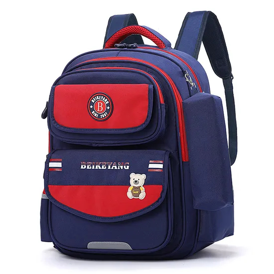 2024 New Cartoon Letter Children′s Breathable Reflective Backpacks for Boys and Girls