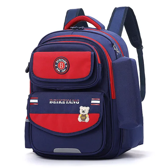 2024 New Cartoon Letter Children′s Breathable Reflective Backpacks for Boys and Girls