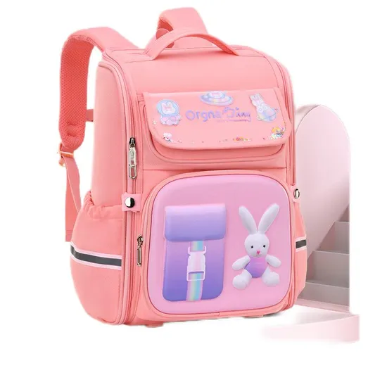 Backpack for Elementary School Students Reduced Burden and Spine Protection Cartoon Backpack