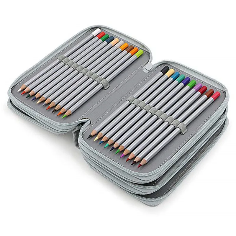 Oxford Cloth 72 Color 78 Hole Art Painting Pencil Case Student Stationery Bag Pencil Storage Bag Stationery Pencil Case