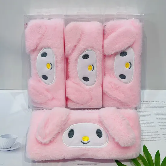 New Cartoon Large Capacity Plush Pen Bag Cute Pen Bag Stationery Bag Storage Bag