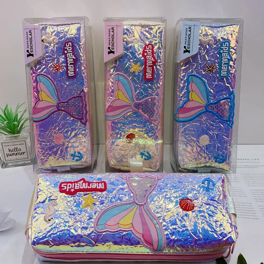 New Cartoon Large Capacity Pencil Case Cute Double-Layer Pencil Case Stationery Bag