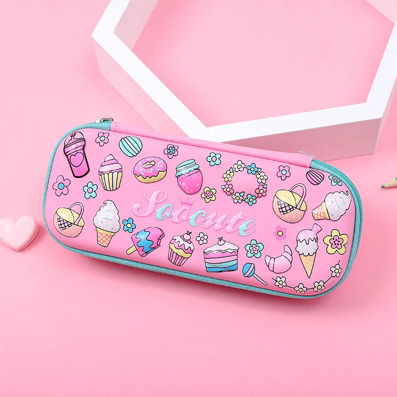 Stationery Box Pencil Case Primary School Student Kindergarten Cartoon Cute Pencil Case Pencil Pouch