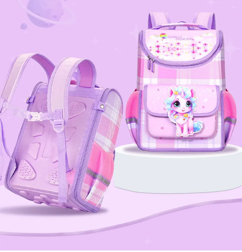 2024 New Children&prime;s School Backpack Primary School Waterproof Children&prime;s School Backpack