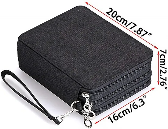 Oxford Cloth 72 Color 78 Hole Art Painting Pencil Case Student Stationery Bag Pencil Storage Bag