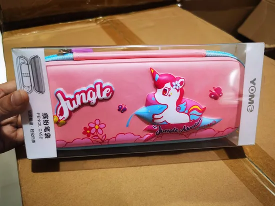 Stationery Box Primary School Student Pencil Case Kindergarten Cartoon Cute Pencil Case Pouch