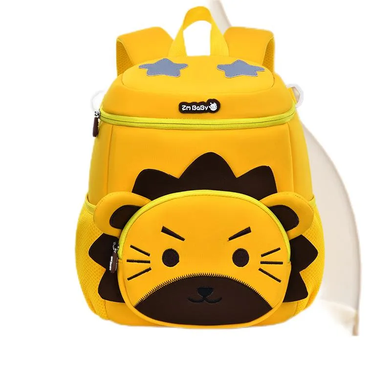 New Kindergarten Backpack for Boys Cartoon Backpack for Children Cute Mini Baby Backpack