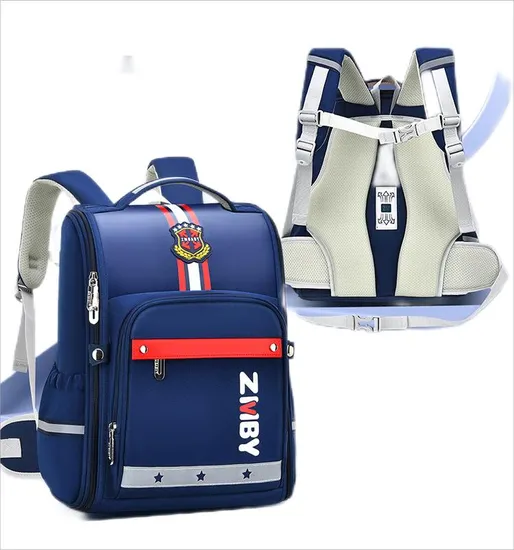 Elementary School Backpack English Style Boys Backpack Lightweight Girls Backpack