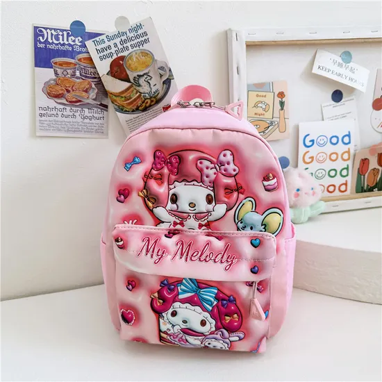 New Kulomi Cute Backpack 3D Lightweight Trendy Cartoon Backpack
