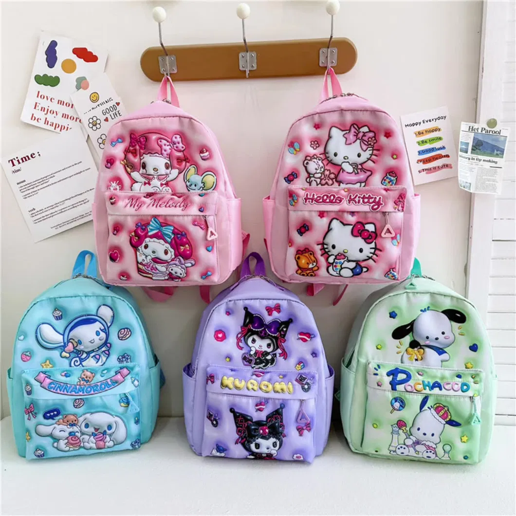 New Kulomi Cute Backpack 3D Lightweight Trendy Cartoon Backpack