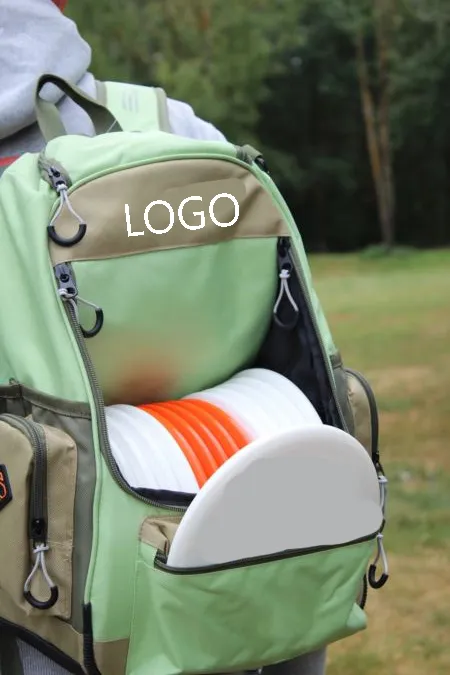 Custom Outdoor Waterproof Golf Frisbee Backpack Grip Disc Golf Bag