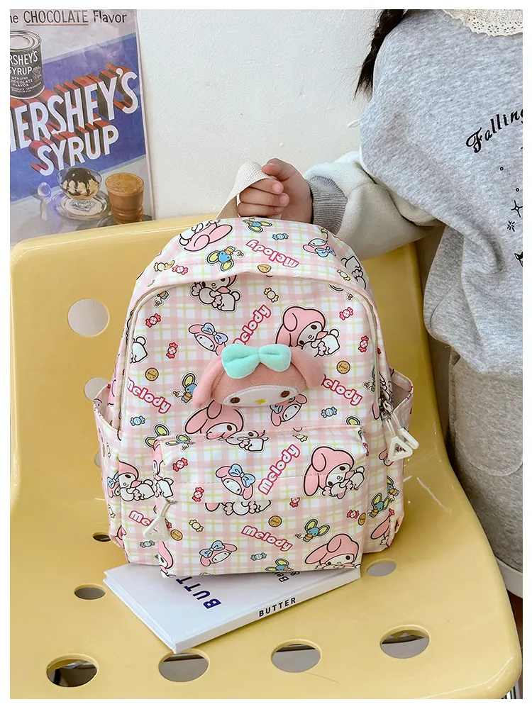 New Children&prime;s School Backpack Cute Cartoon Load Reduction Kindergarten Backpack