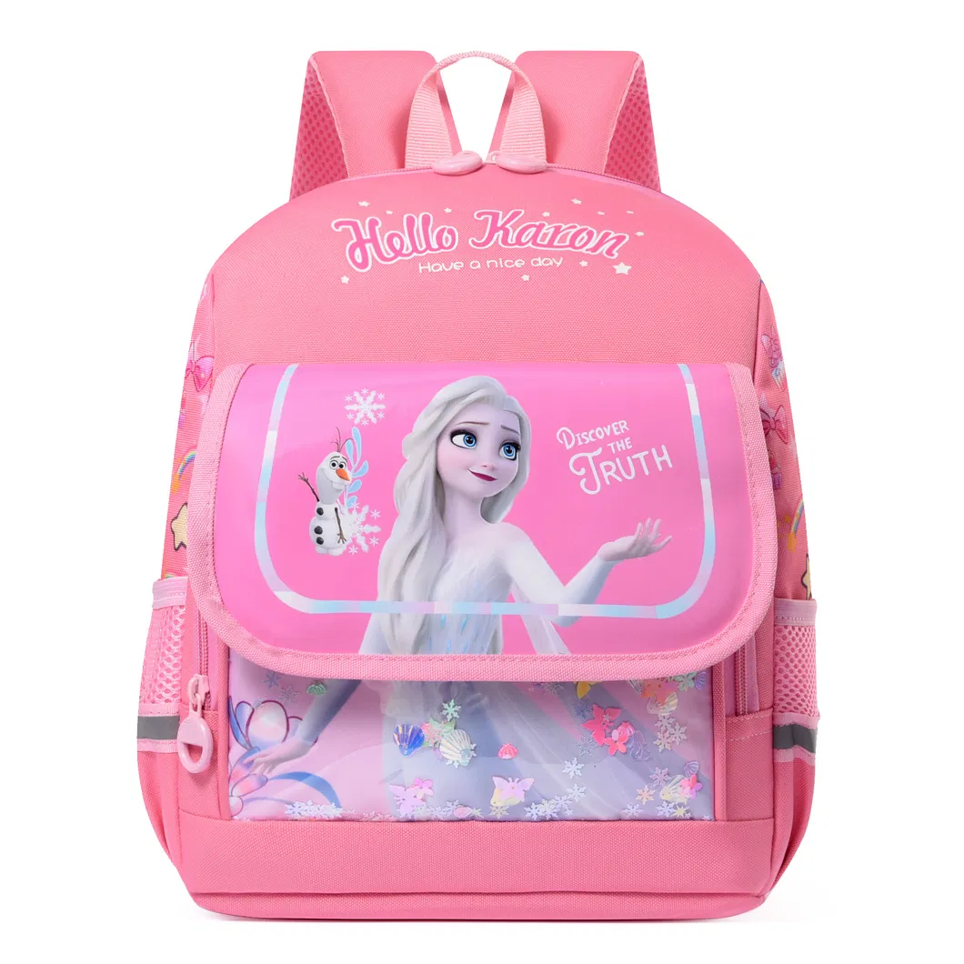 New Kolomi Lightweight Backpack for Kindergarten Oxford Cloth Large Capacity Load Reducing Backpack for Elementary School Students