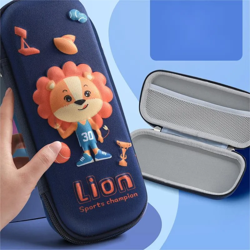 Cartoon Cute Elementary School Pencil Box Children&prime;s Pencil Stationery Box