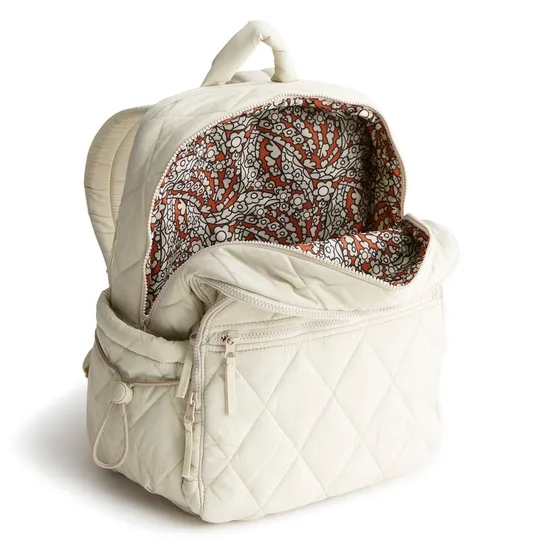 Classic Travel Hiking Casual Diamond Quilted Backpack Custom College Student Padded Laptop Schoolbag