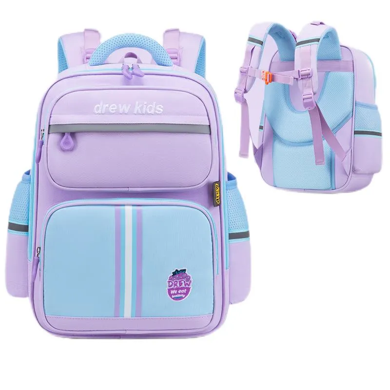 New Boys and Girls School Primary School Student Backpack Embroidered Large Capacity Backpack