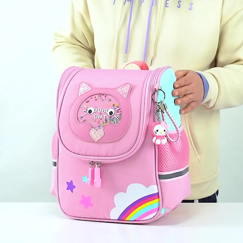 New Cartoonbackpack Cute Baby Shoulder Lightweight Boys and Girls Kindergarten Small Backpack