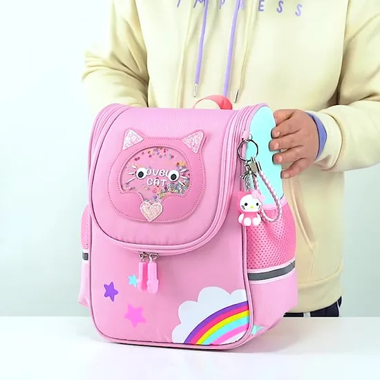 New Cartoonbackpack Cute Baby Shoulder Lightweight Boys and Girls Kindergarten Small Backpack