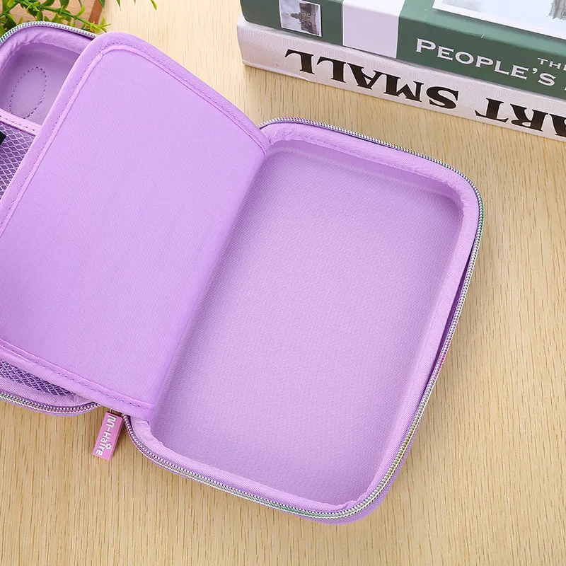 Children Pencil Case 3D Stationery Box Cartoon Transparent Pencil Pouch