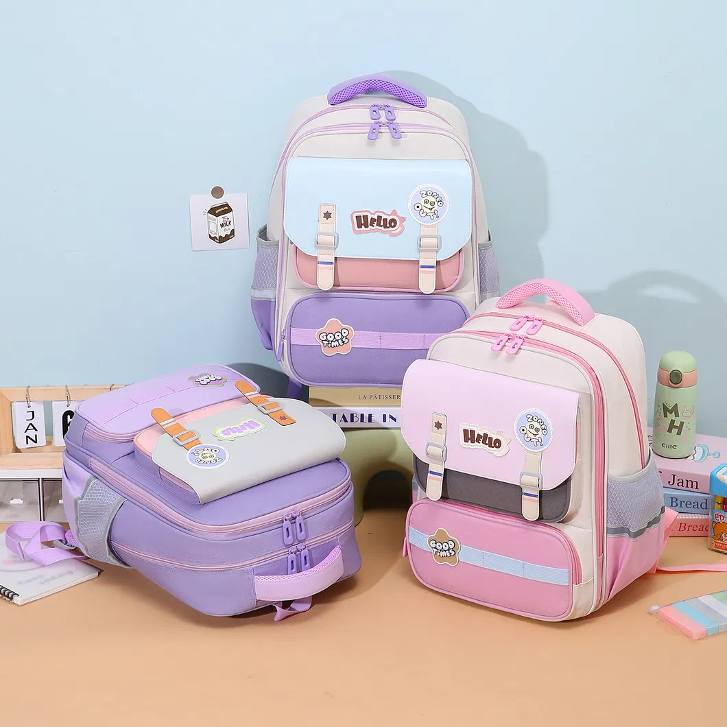 High Quality Large Capacity Backpack for Boys and Girls Shoulder Protector for Children and Elementary School Students