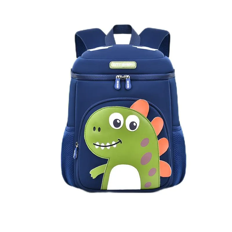 New Kindergarten School Backpack Cute Dinosaur Cartoon Backpack for Boys and Girls Mini Bag Backpack
